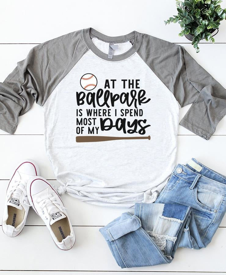 At the Ballpark Baseball SVG SVG File