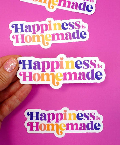 Happiness is Homemade Stickers