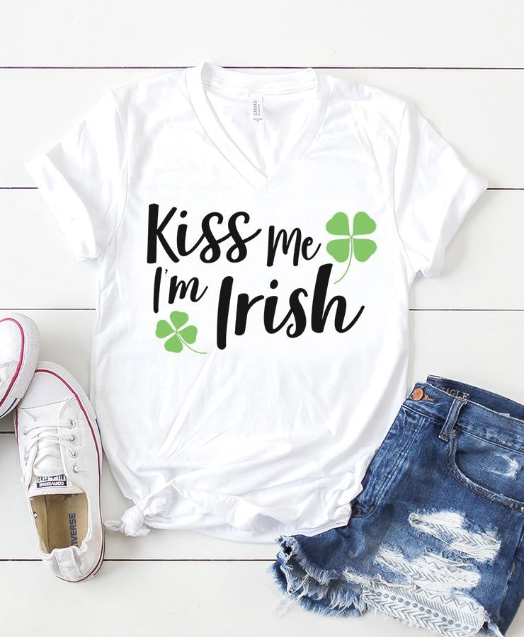 Kiss Me Im Irish SVG SVG File