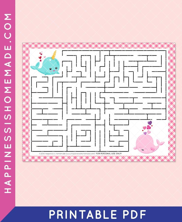 valentine-s-day-maze-happiness-is-homemade for Valentine S Day Maze Free Printable Valentine's Day Maze – Happiness is Homemade for Valentine S Day Maze Free Printable