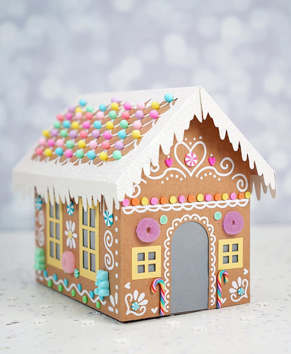 3D Gingerbread House SVG