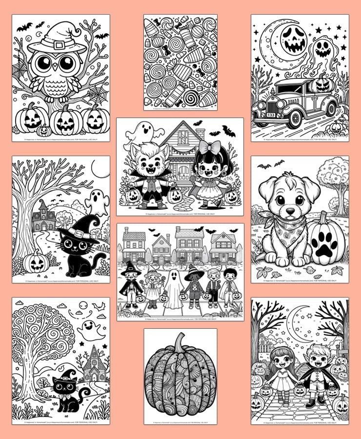 Halloween Coloring Pages Collection