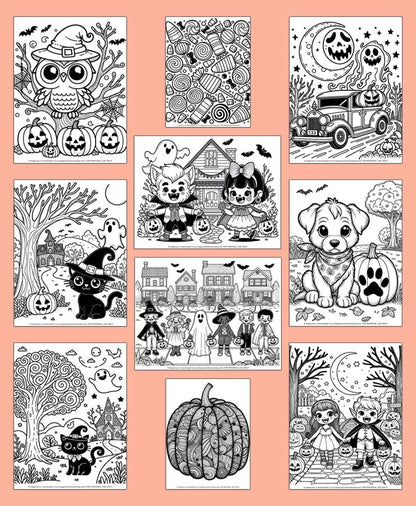 Halloween Coloring Pages Collection