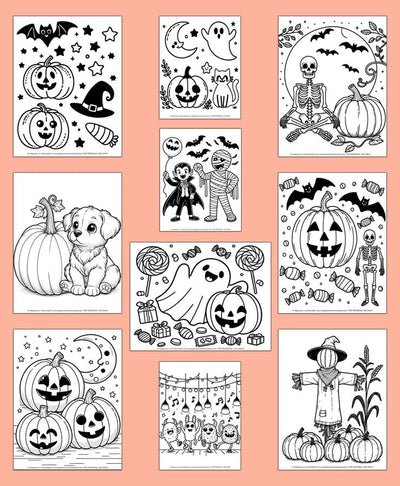 Halloween Coloring Pages Collection