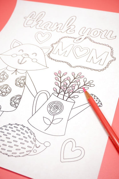 Mother's Day Coloring Pages