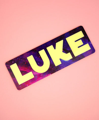 Personalized Name Puzzle: LUKE