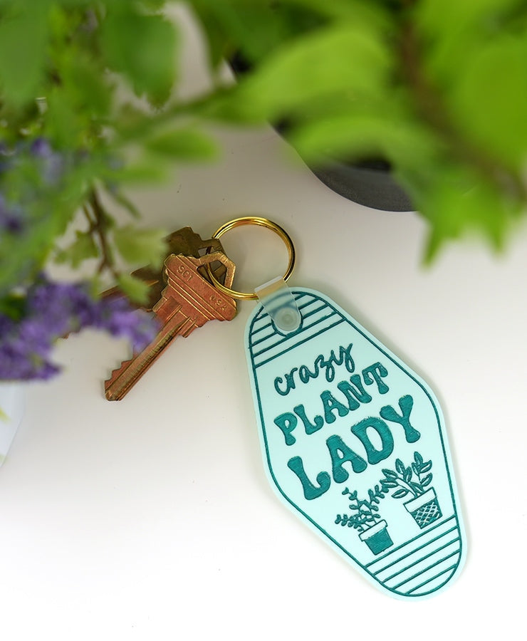 Plant Lady Keychain SVG