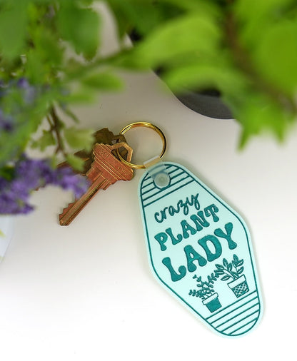 Plant Lady Keychain SVG