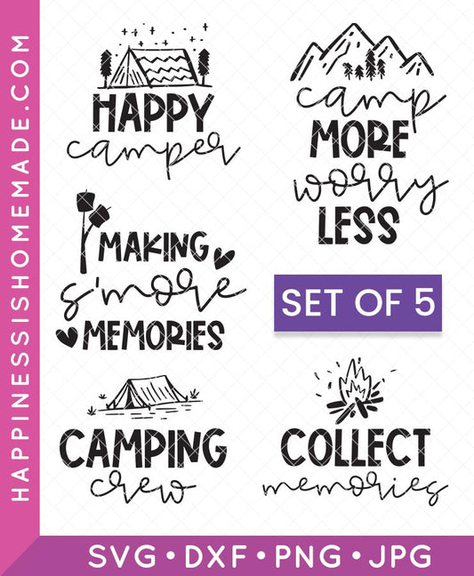 Camping SVG Bundle