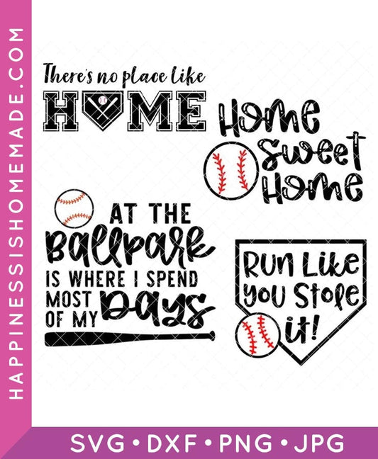 Baseball & Softball SVG Bundle