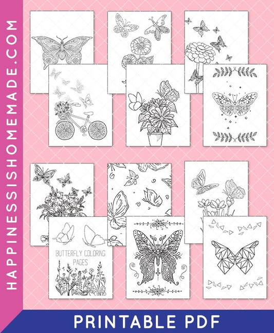 Butterfly Coloring Pages