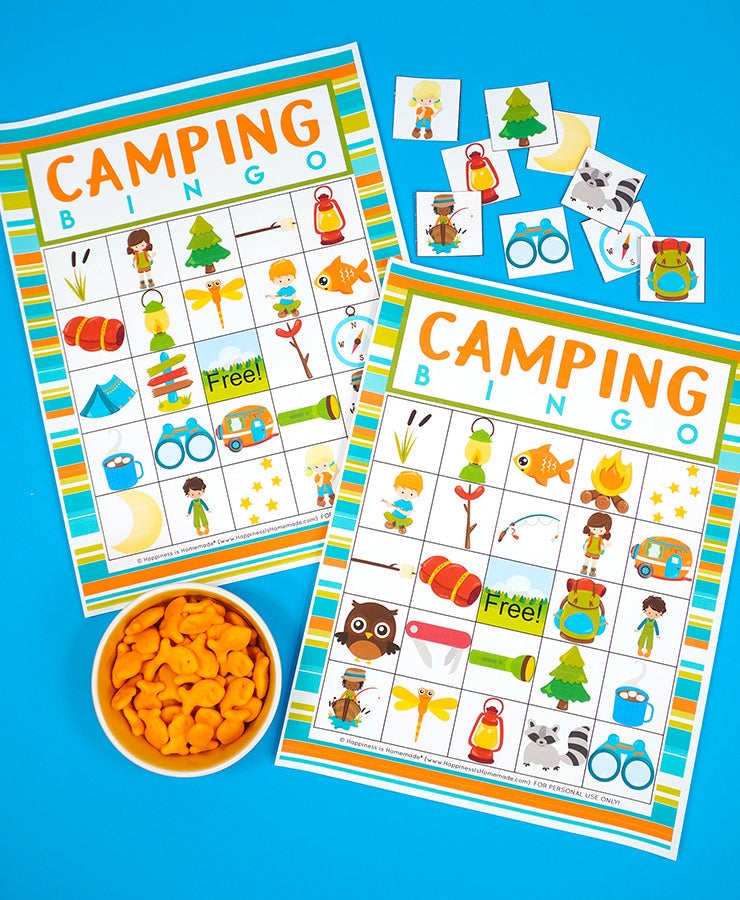 Camping Bingo