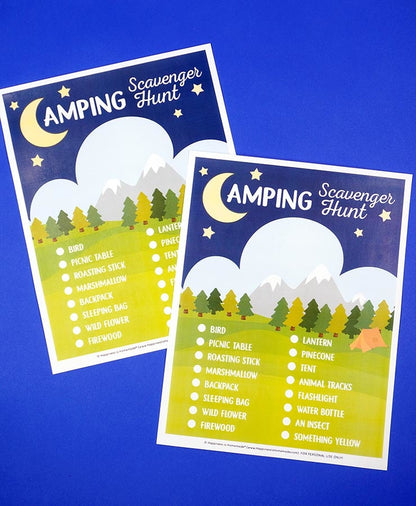 Camping Scavenger Hunt