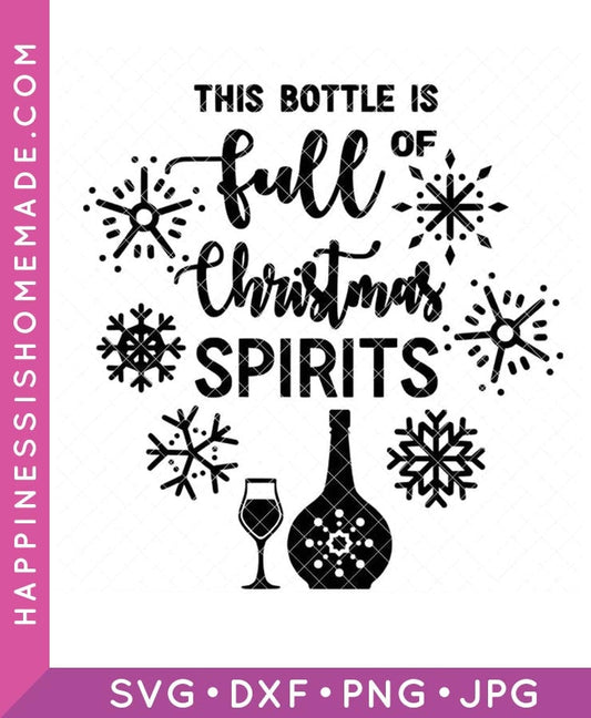 Christmas Spirits SVG