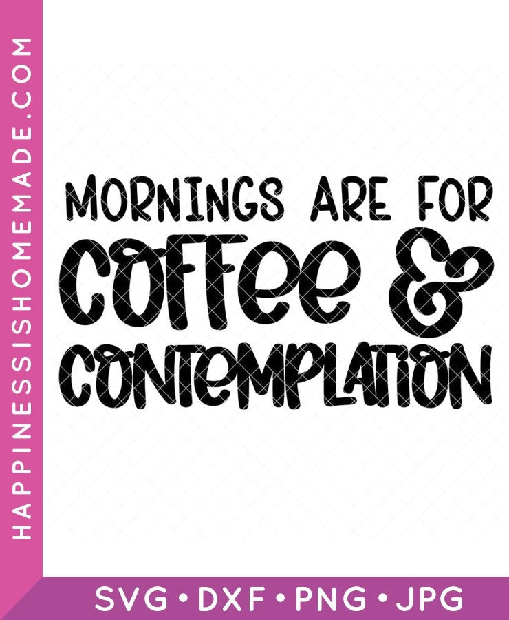 Coffee and Contemplation SVG