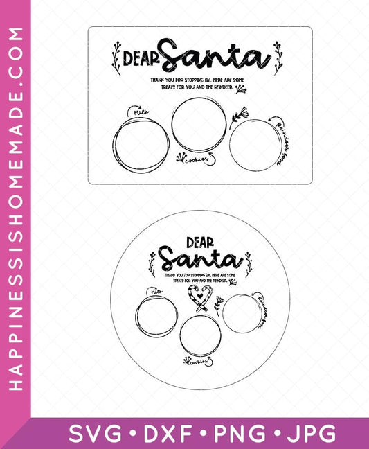 Cookies for Santa Tray SVG