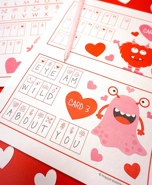 Crack The Code Valentine Game – Happiness is Homemade