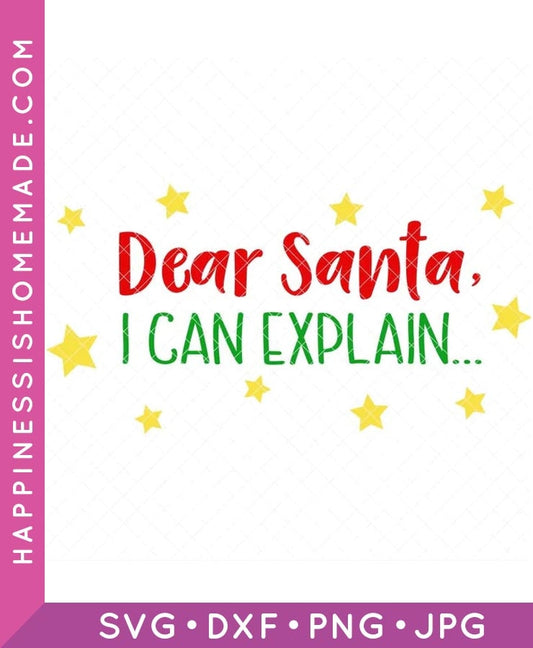 Dear Santa SVG