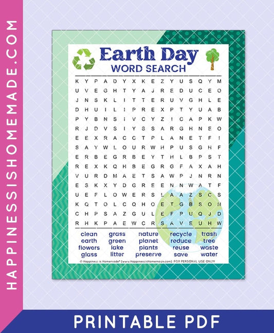 Earth Day Word Search