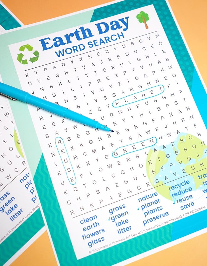 Earth Day Word Search