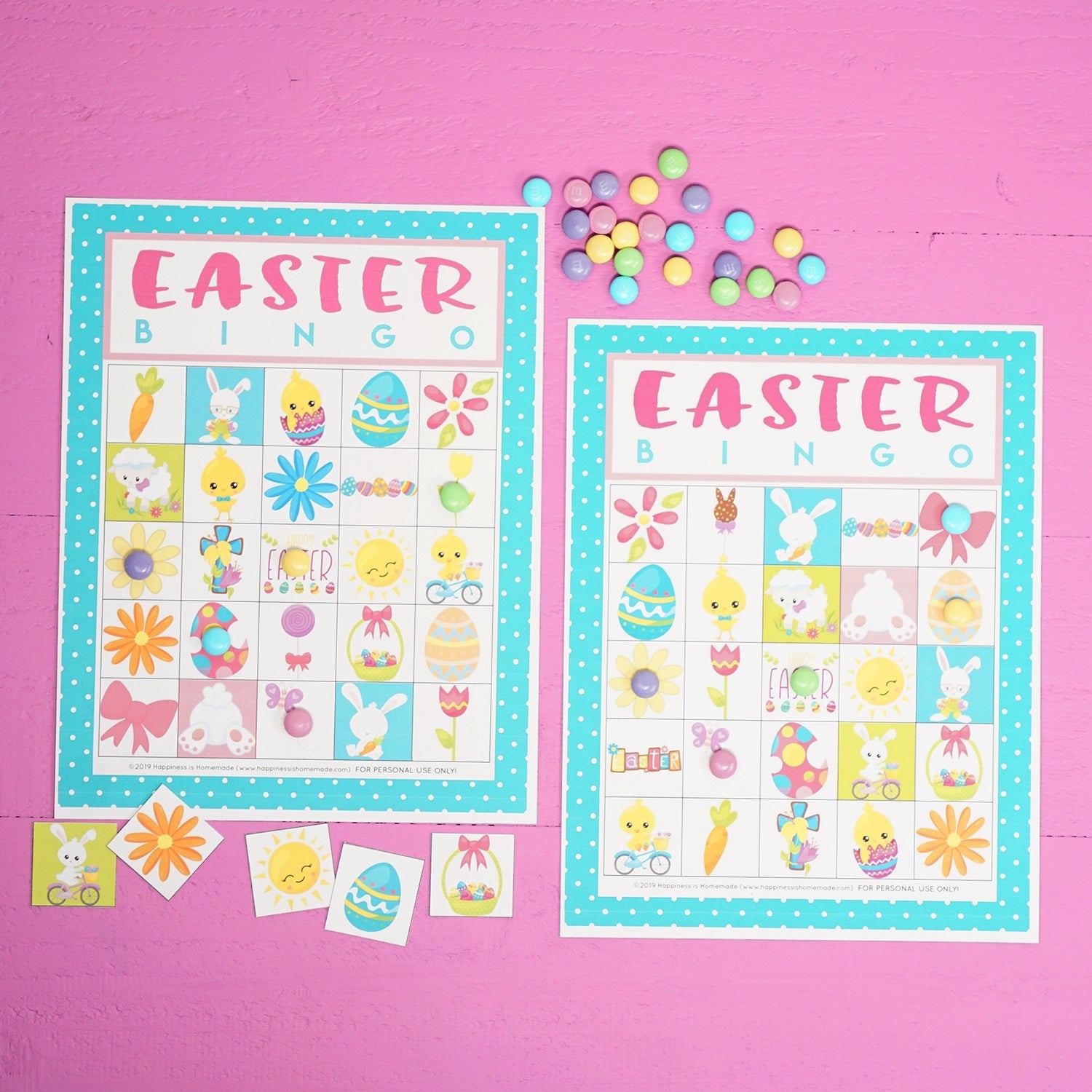 easter-bingo-happiness-is-homemade for Free Printable Large Print Bingo Cards Easter Bingo – Happiness is Homemade for Free Printable Large Print Bingo Cards