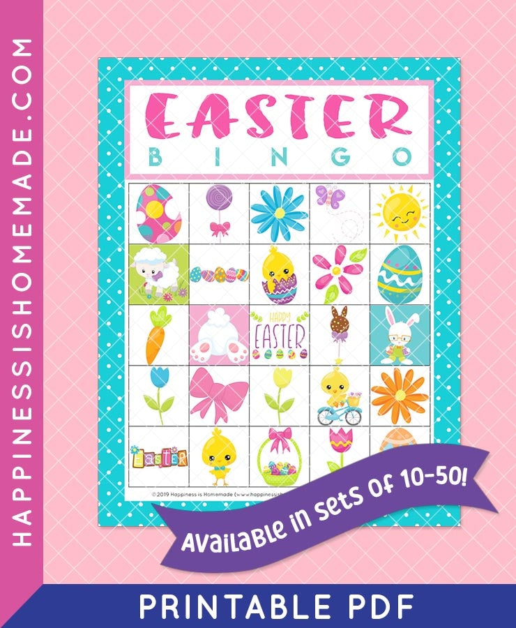 Easter Bingo – Happiness is Homemade