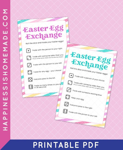 Easter Egg Exchange Game