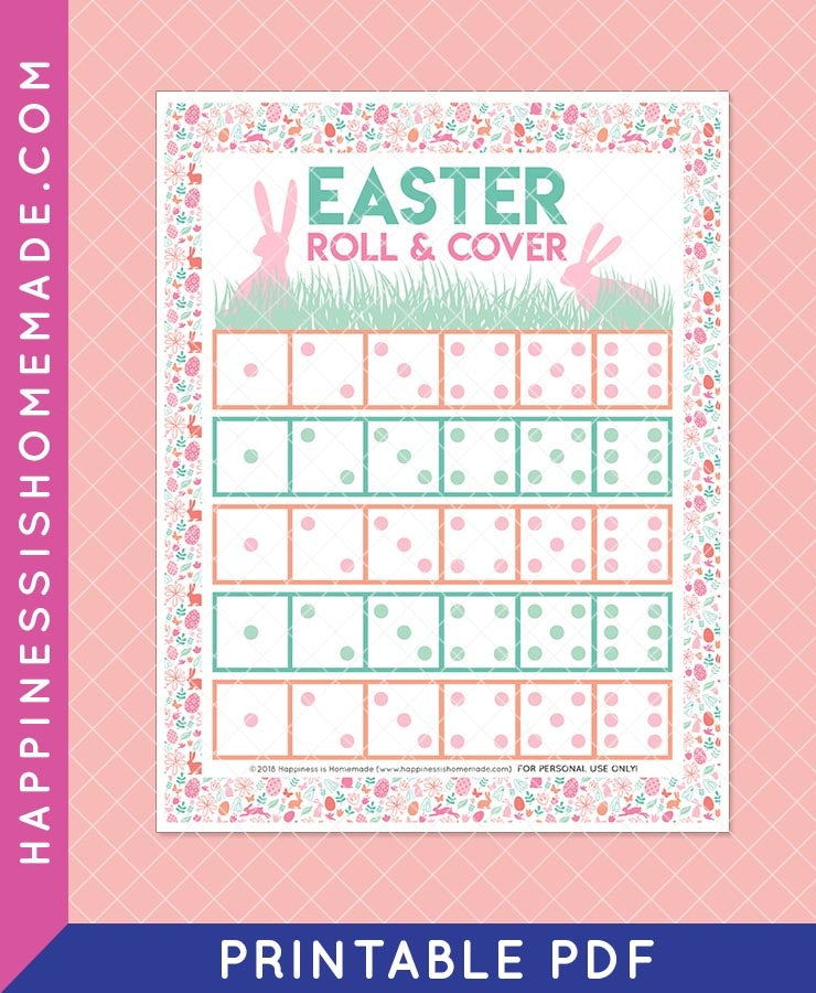 Easter Roll & Cover Game