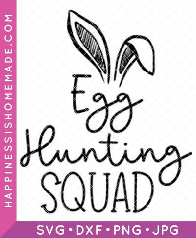 Egg Hunting Squad SVG