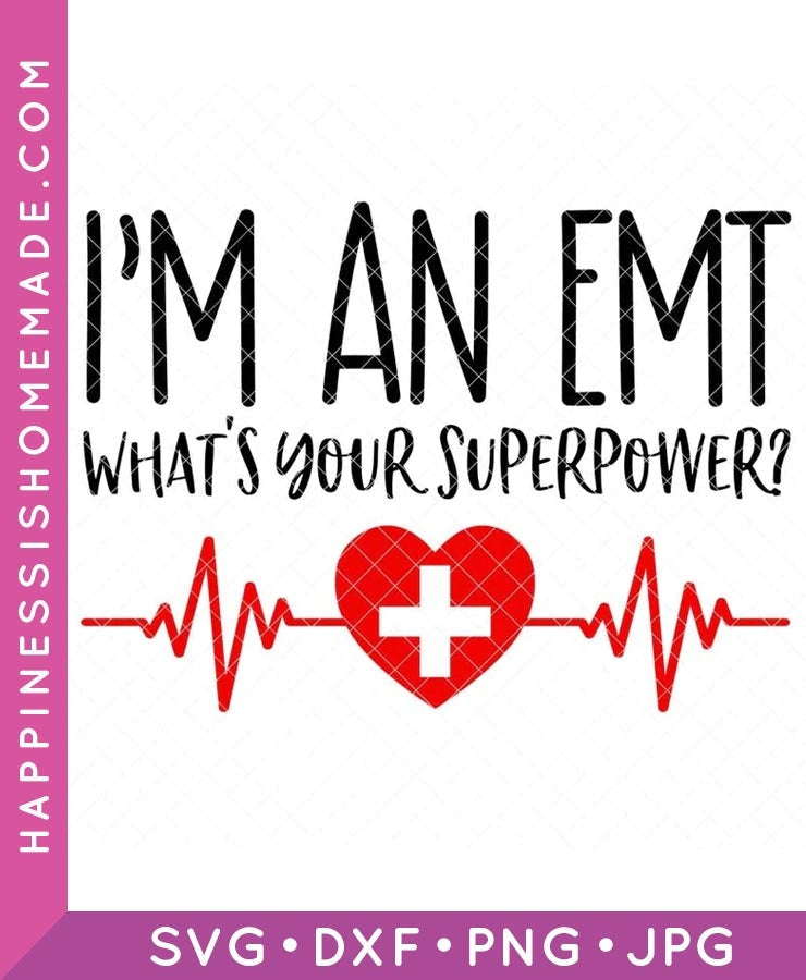 EMT Superhero SVG