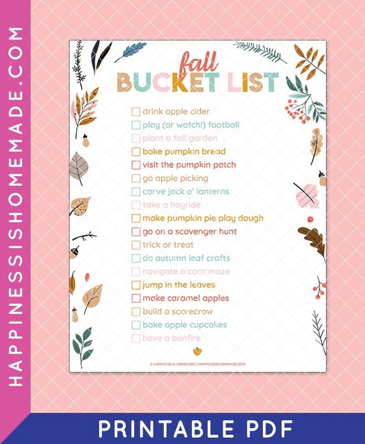 Fall Bucket List