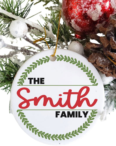 Family Name Wreath SVG