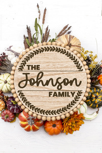 Family Name Wreath SVG