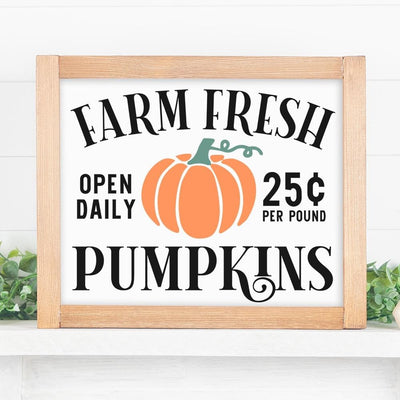Farm Fresh Pumpkins SVG