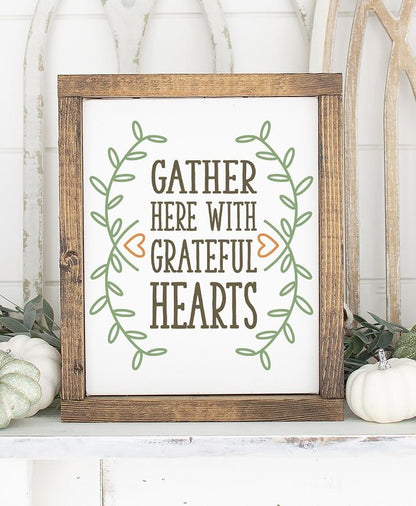 Gather Here with Grateful Hearts SVG