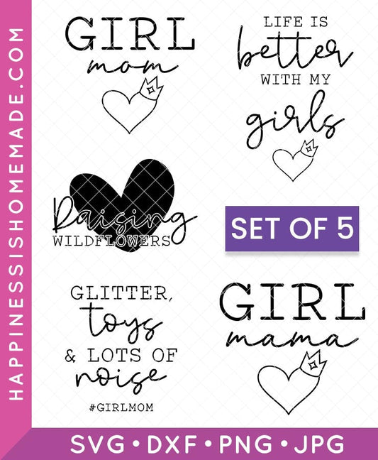 Girl Mom SVG Bundle