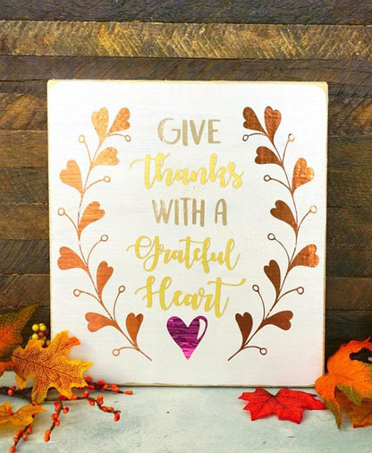 Give Thanks With A Grateful Heart Svg File