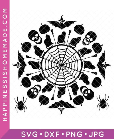 Halloween Mandala SVG