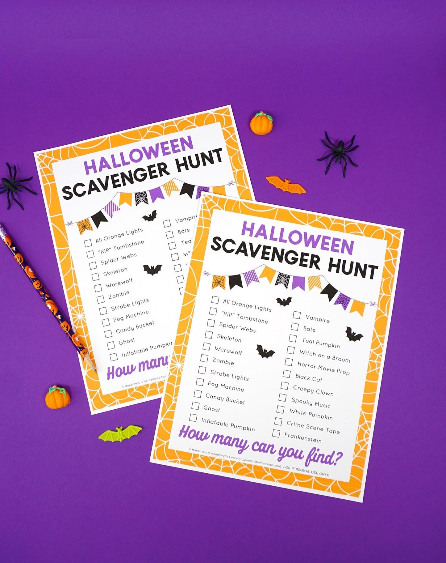 Halloween Scavenger Hunt