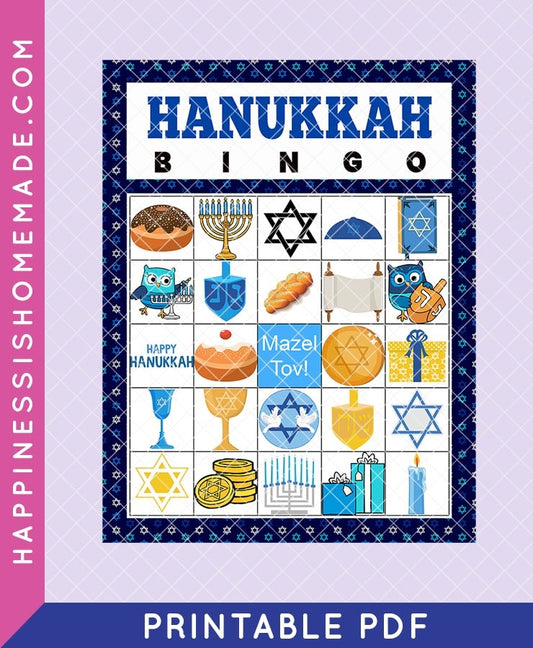 Hanukkah Bingo