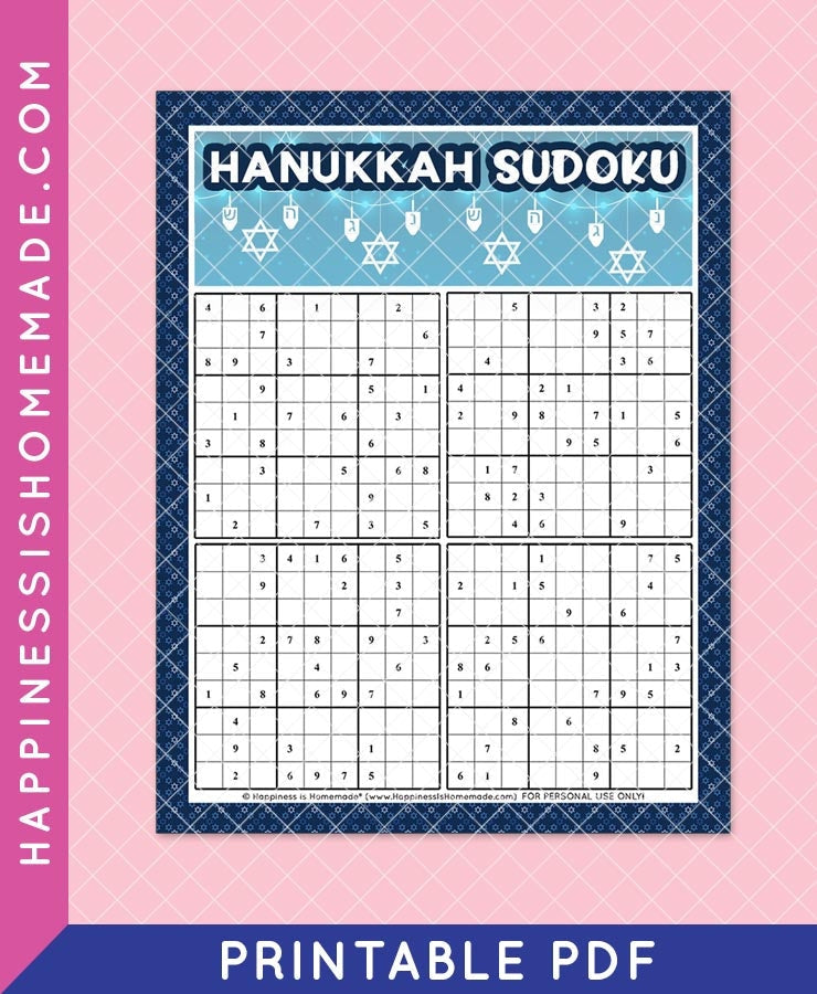 Hanukkah Sudoku