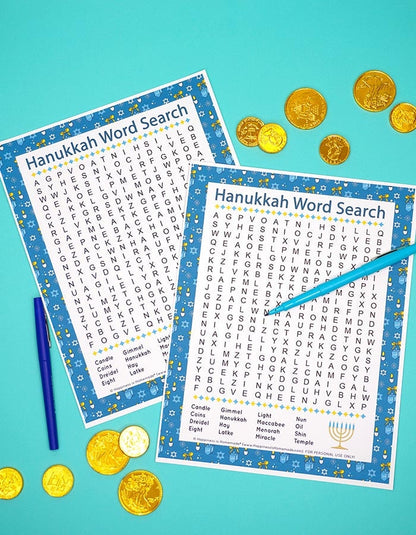 Hanukkah Word Search