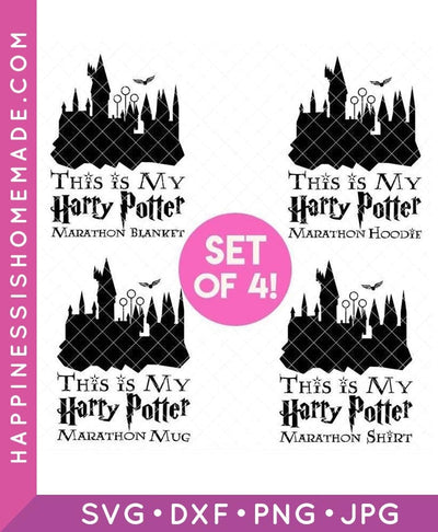 Harry Potter Marathon SVG Set