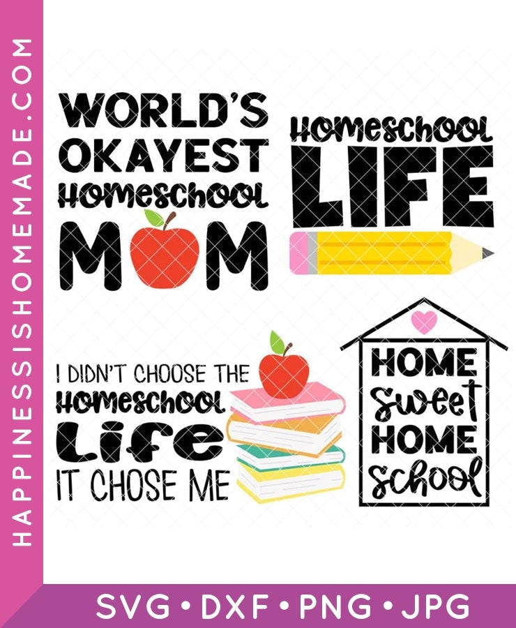 Homeschool Life SVG Bundle