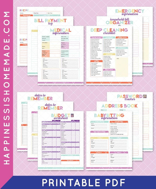 Household Organization Bundle