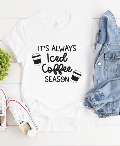 It's Always Iced Coffee Season SVG