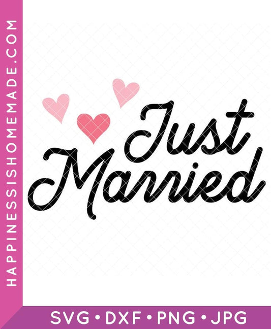 Just Married SVG