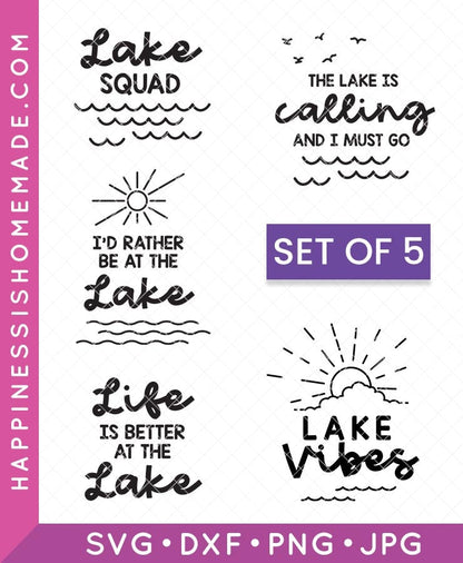 Lake SVG Bundle