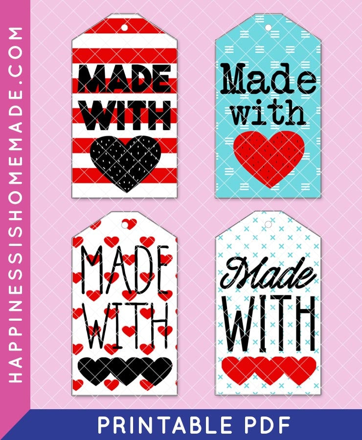 Made With Love Gift Tags