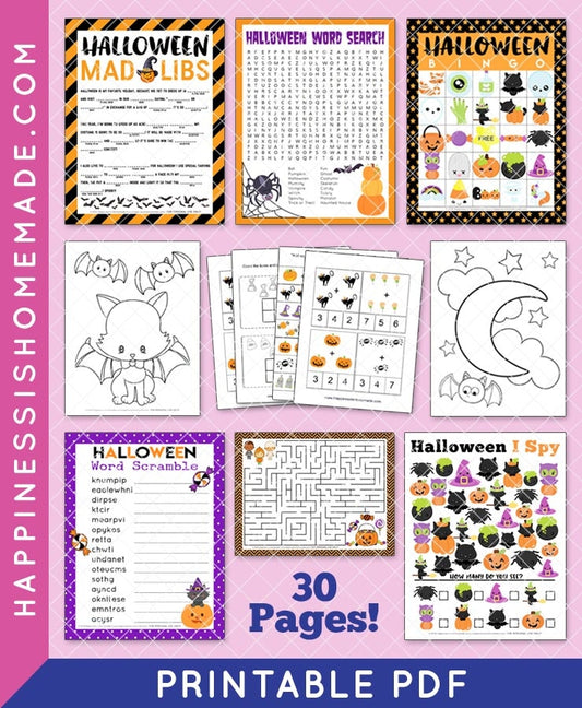 MEGA Halloween Games & Activities Bundle